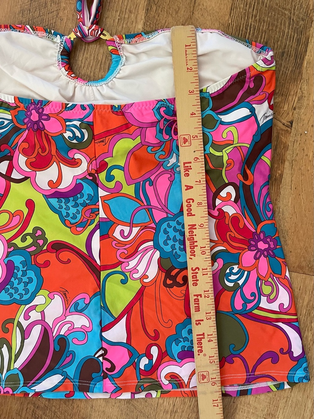 Trina TurkVibrant Multicolor Floral Tankini Top - Picture 6 of 9